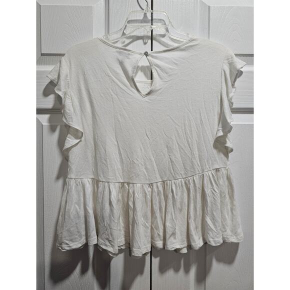Lucky Brand Top SIZE Small White New - Picture 2 of 2